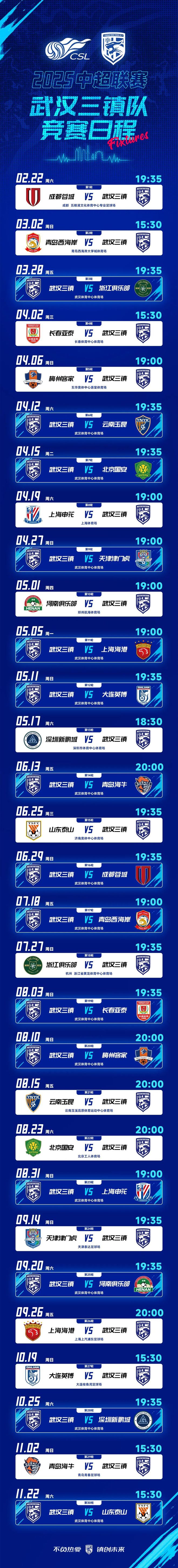 包含赛前武汉三镇备战中超，刷新队史纪录细节曝光，球迷炸锅，年轻球员得到机会的词条